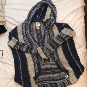 new billabong mixed knit sweater